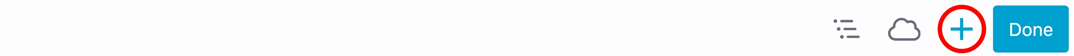 Access Content panel from Top bar